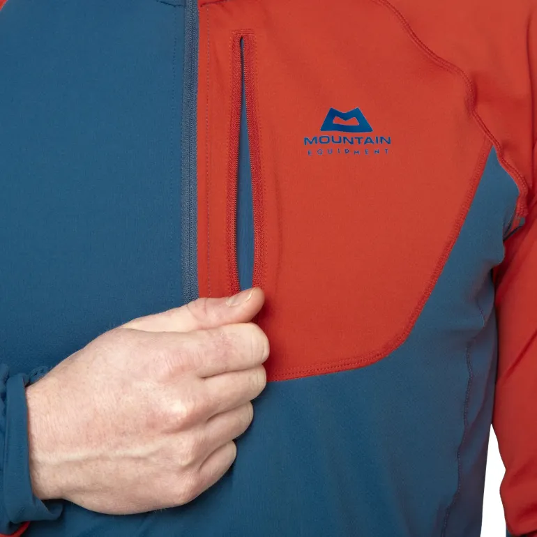Mountain Equipment Mens Aiguille Hooded Top - Vine-Majolica