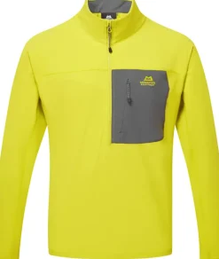 Mountain Equipment Mens Arrow 1/4 Zip - Vine-Anvil Grey