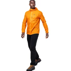 Mountain Equipment Mens Aerofoil Hooded Jacket - Blue Nights