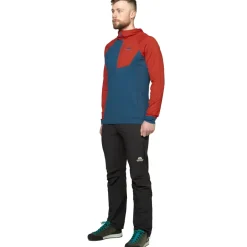 Mountain Equipment Mens Aiguille Hooded Top - Dusk-Red Rock