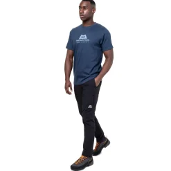 Mountain Equipment Mens Emblem Tee - Denim Blue
