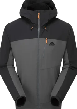 Mountain Equipment Mens Frontier Jacket - Anvil Grey-Black