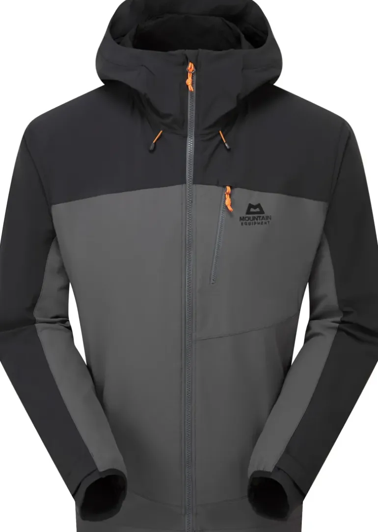 Mountain Equipment Mens Frontier Jacket - Anvil Grey-Black