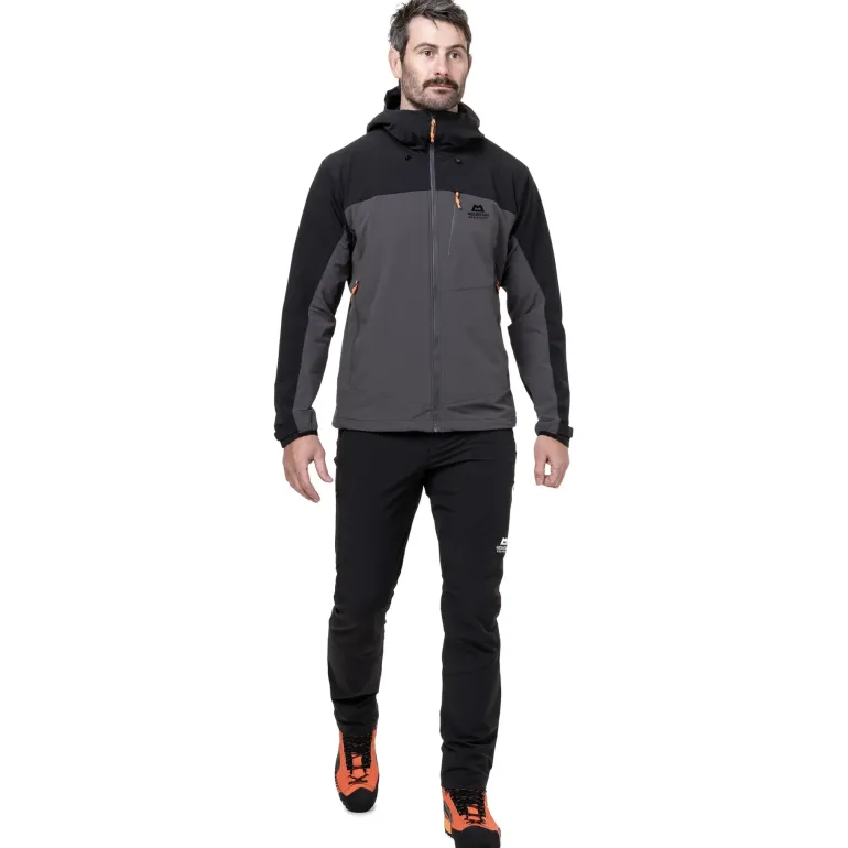 Mountain Equipment Mens Frontier Jacket - Anvil Grey-Black