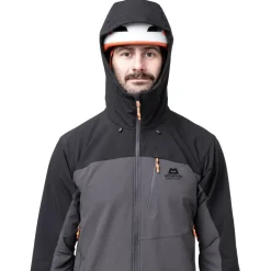 Mountain Equipment Mens Frontier Jacket - Anvil Grey-Black