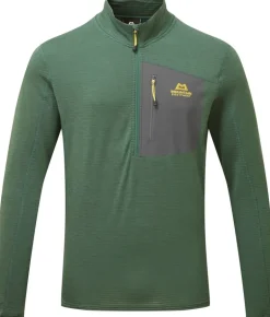 Mountain Equipment Mens Lumiko Zip-T Fleece - Fern-Ombre