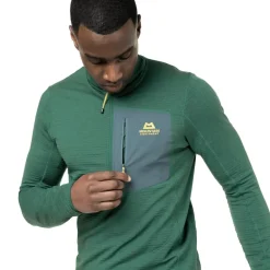 Mountain Equipment Mens Lumiko Zip-T Fleece - Fern-Ombre