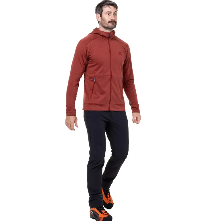 Mountain Equipment Mens Oracool Hooded Jacket - Merlot