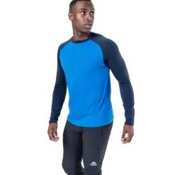 Mountain Equipment Mens Redline LS Tee - Fern Stripe-Fern