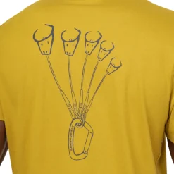 Mountain Equipment Mens Yorik On Wire Tee - Olive Oil