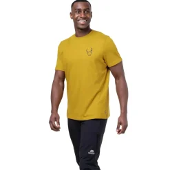 Mountain Equipment Mens Yorik On Wire Tee - Cactus