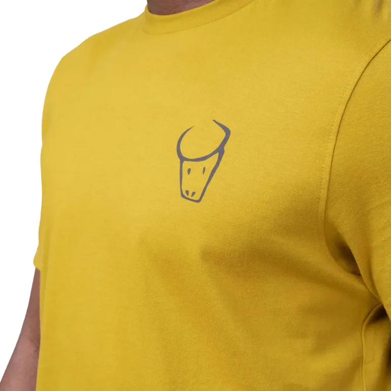 Mountain Equipment Mens Yorik On Wire Tee - Etruscan Red