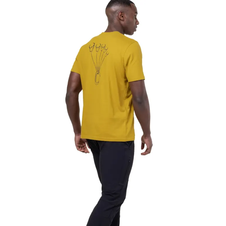 Mountain Equipment Mens Yorik On Wire Tee - Admiral Blue