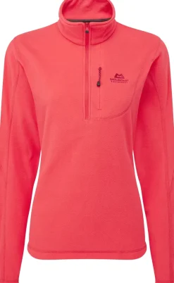 Mountain Equipment Womens Micro Zip-T Fleece - Hibiscus