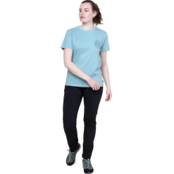 Mountain Equipment Womens Alpenglow Tee - Tee Aqua