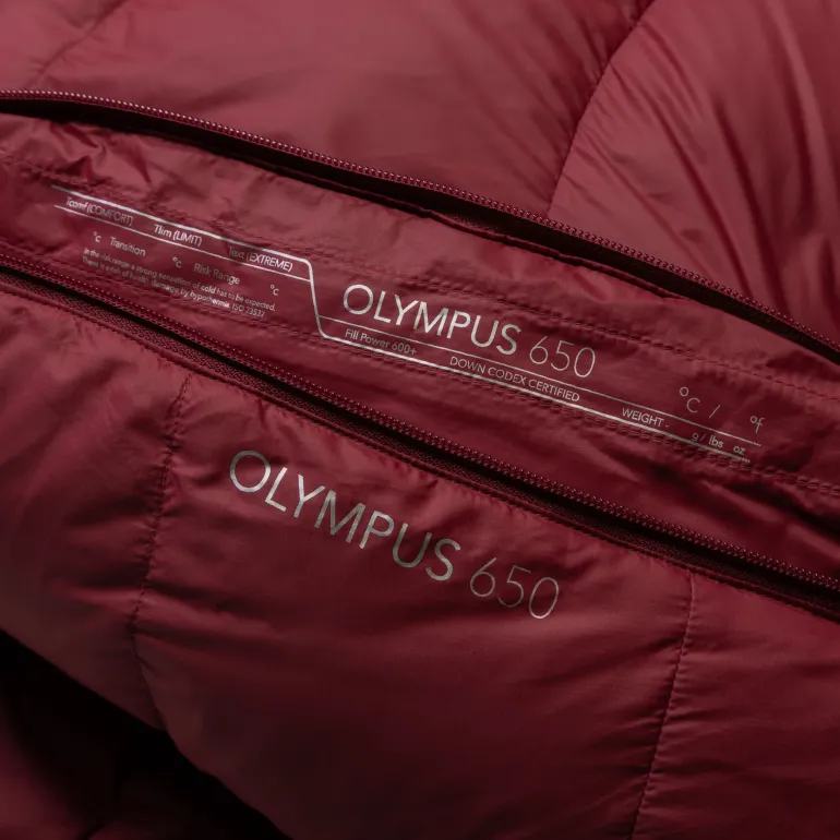 Mountain Equipment Womens Olympus 650 Sleeping Bag - Left-Zip - Regular