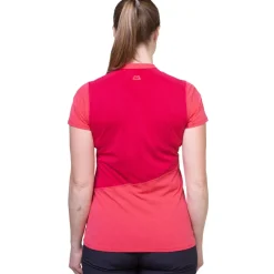Mountain Equipment Womens Nava SS Zip T - Vivid-Clematis