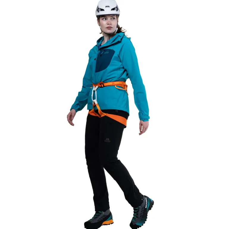 Mountain Equipment Womens Squall Hooded Jacket - Chili Red-Merlot
