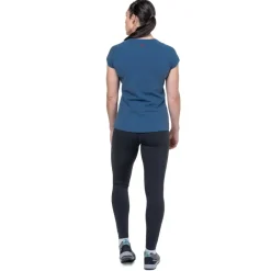 Mountain Equipment Womens Mountain Flower Tee - Aqua