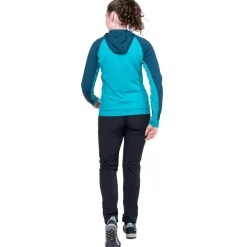 Mountain Equipment Womens Aiguille Hooded Top - Topaz-Majolica