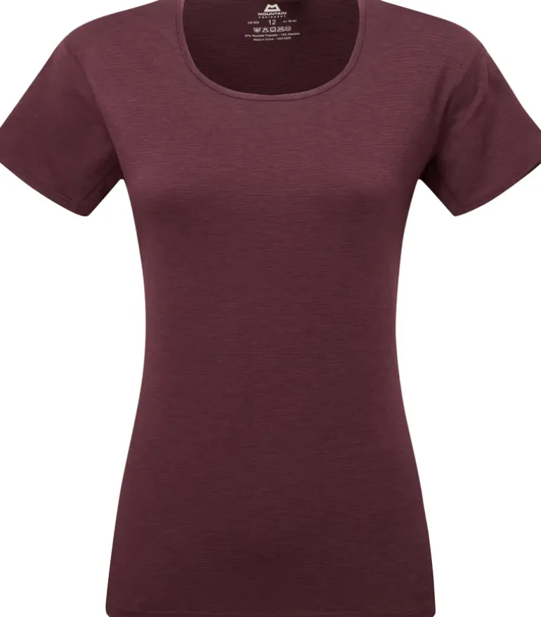Mountain Equipment Womens Tempi Tee - Raisin