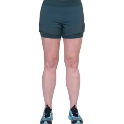 Mountain Equipment Womens Dynamo Twin Shorts - Bluefin