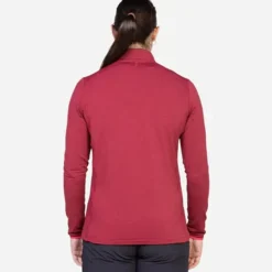 Mountain Equipment Womens Lumiko Zip T - Amethyst-Medieval