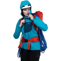 Mountain Equipment Womens Squall Hooded Jacket - Topaz-Majolica
