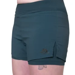 Mountain Equipment Womens Dynamo Twin Shorts - Obsidian-Black