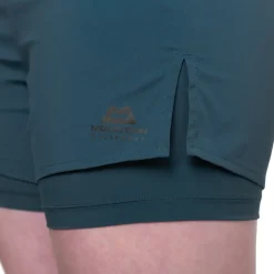 Mountain Equipment Womens Dynamo Twin Shorts - Obsidian-Black