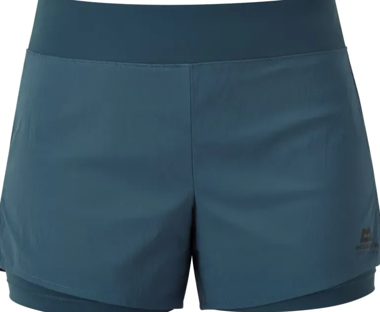 Mountain Equipment Womens Dynamo Twin Shorts - Majolica Blue
