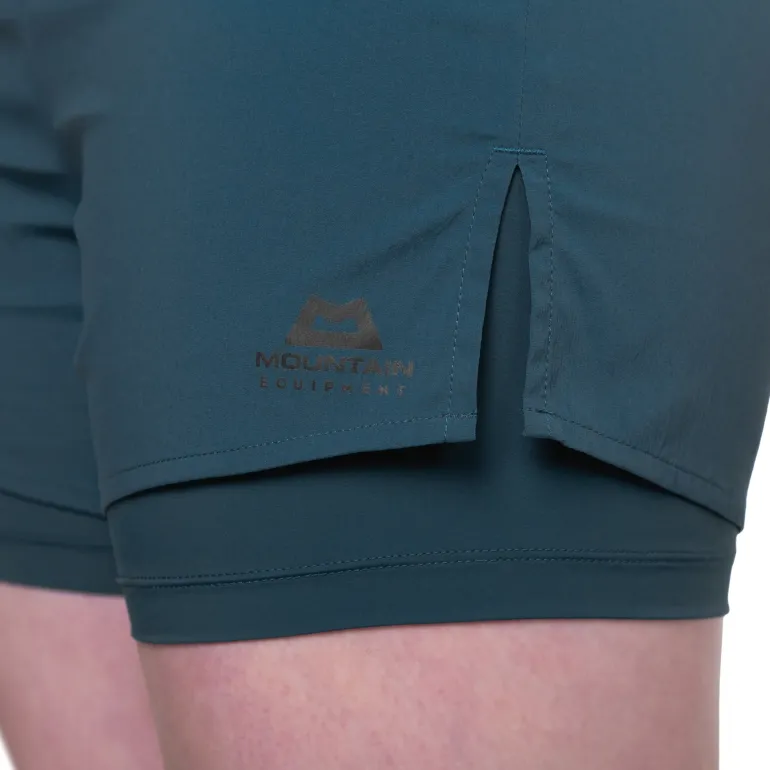 Mountain Equipment Womens Dynamo Twin Shorts - Majolica Blue