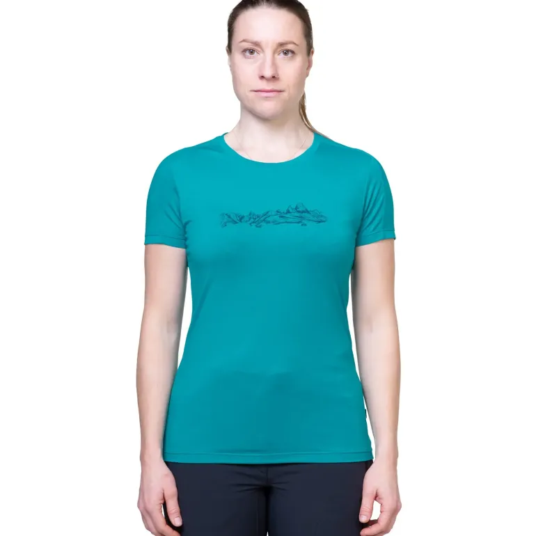Mountain Equipment Womens Headpoint Skyline Tee - Amethyst