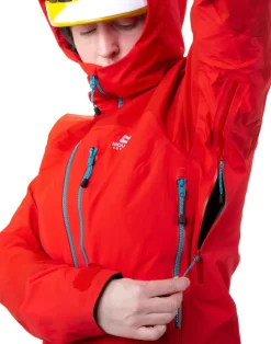 Mountain Equipment Womens Manaslu Jacket - Imperial Red-Crimson