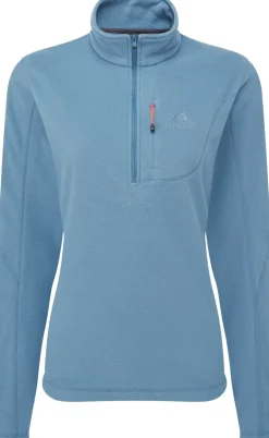Mountain Equipment Womens Micro Zip-T Fleece - Stellar Blue