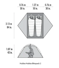 MSR Hubba Hubba Bikepack 2 Tent