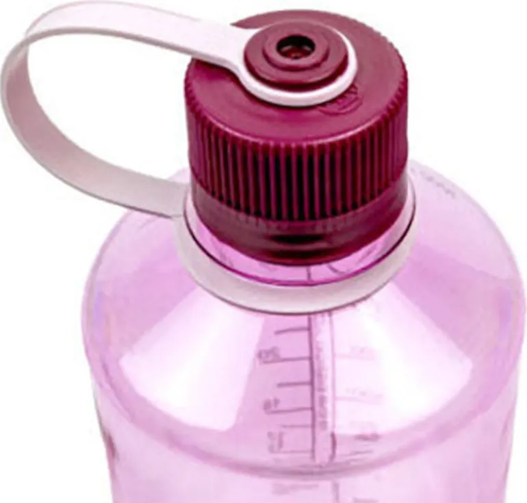 Nalgene Sustain Narrow Mouth Water Bottle - 1L - Cosmo