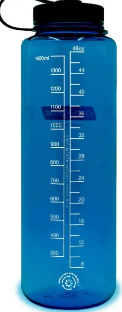 Nalgene Tritan Sustain Wide Mouth Silo Bottle - 1.5L - Slate Blue