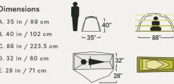 NEMO Dragonfly OSMO Bikepack 1P Tent