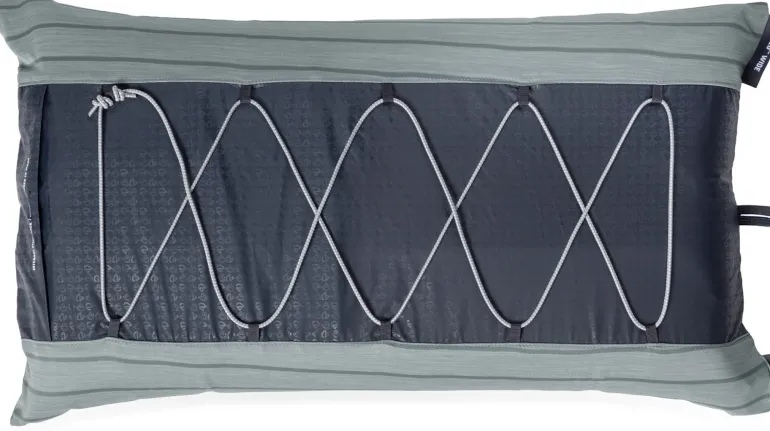 NEMO Fillo Wide Camping Pillow - Silt Stripe