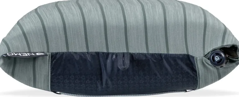 NEMO Fillo Wide Camping Pillow - Silt Stripe