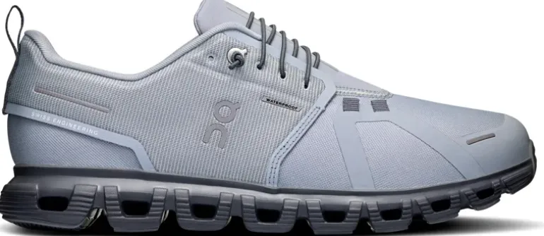 ON Mens Cloud 6 Waterproof Shoes - Alloy-Wolf