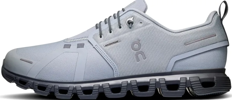 ON Mens Cloud 6 Waterproof Shoes - Alloy-Wolf