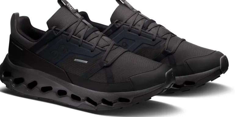 ON Mens Cloudhorizon Waterproof Shoes - Black-Black