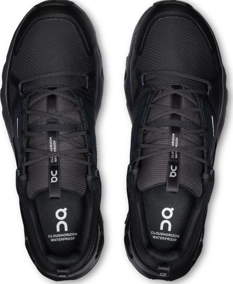 ON Mens Cloudhorizon Waterproof Shoes - Black-Black