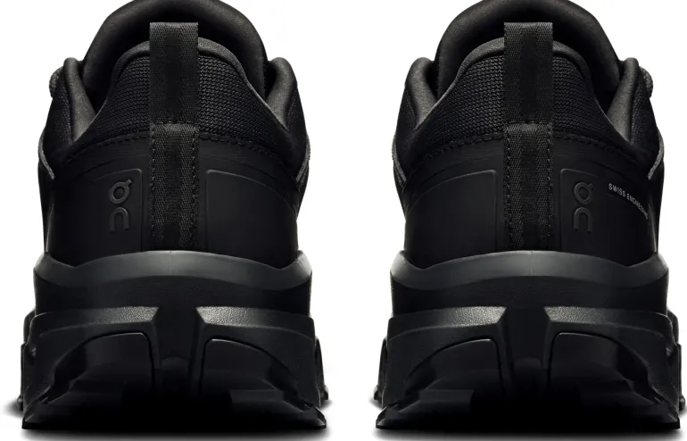 ON Mens Cloudrock Low Waterproof Shoes - Black-Black