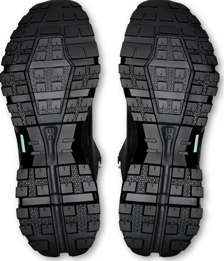 ON Mens Cloudrock Mid Waterproof Shoes - Black-Black