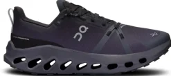 ON Mens Cloudsurfer Trail Waterproof Shoes - Black-Eclipse