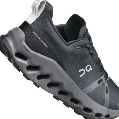 ON Mens Cloudsurfer Trail Waterproof Shoes - Black-Eclipse