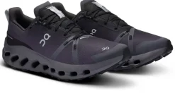 ON Mens Cloudsurfer Trail Waterproof Shoes - Black-Eclipse
